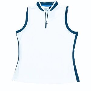 CALLAWAY Sleeveless Opti-Dri Tank 1/4 Zip UPF Sport Active Golf Tennis NWT XL